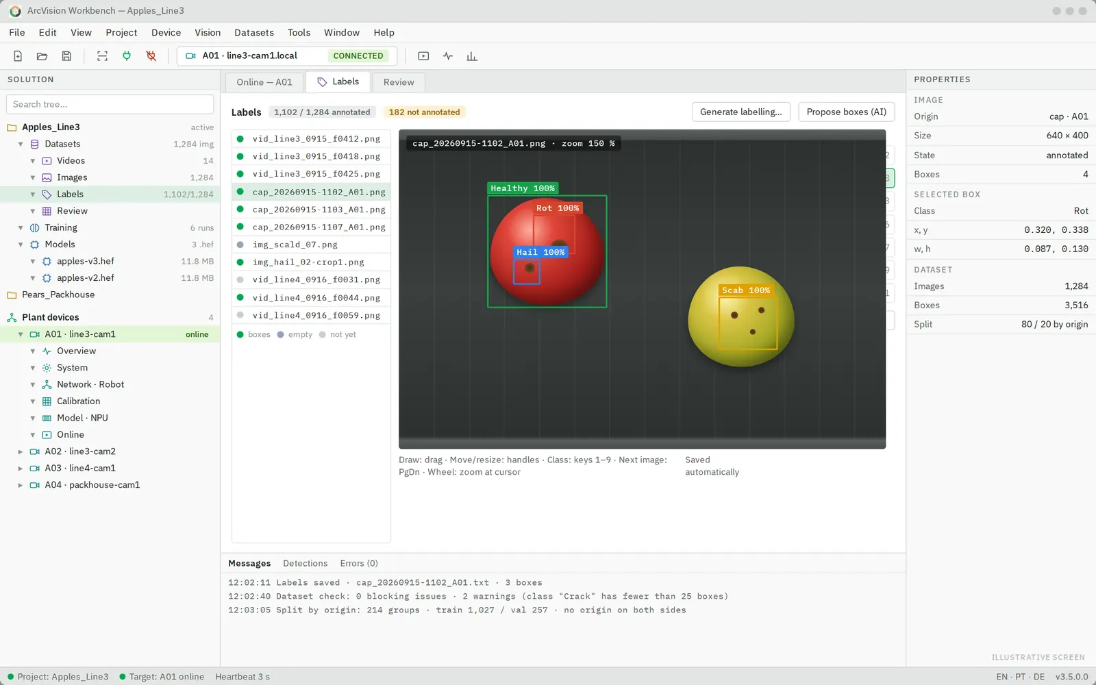 Editor de anotação do Arc Workbench